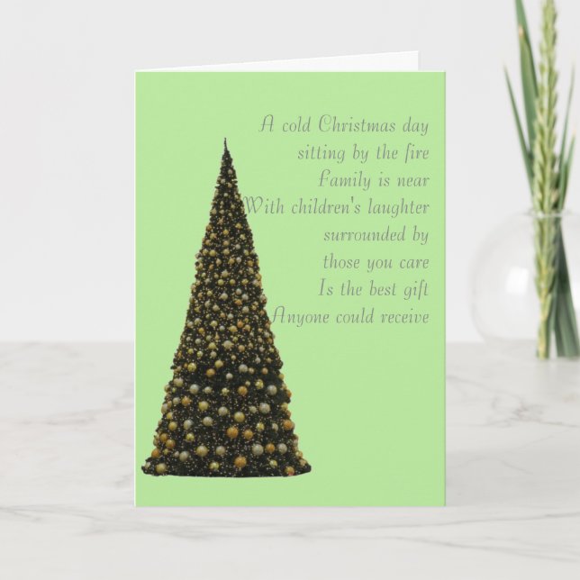 A Christmas Poem Holiday Card (Front)