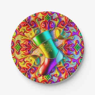 A CHRISTMAS STOCKING ~ Cute ~ Paper Plate