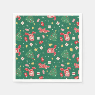 A Christmas Story | Christmas Icon Pattern Napkin