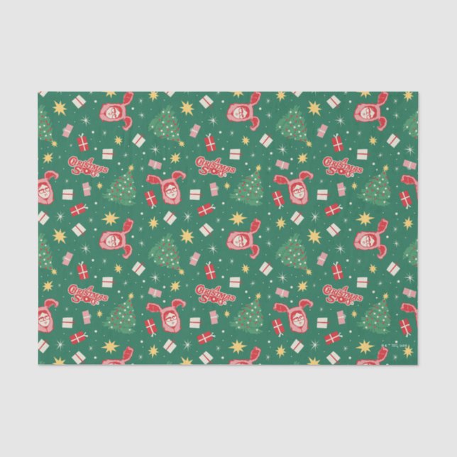 A Christmas Story | Christmas Icon Pattern Tissue Paper (Front)