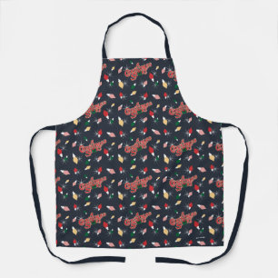 A Christmas Story Christmas Lights Pattern Apron