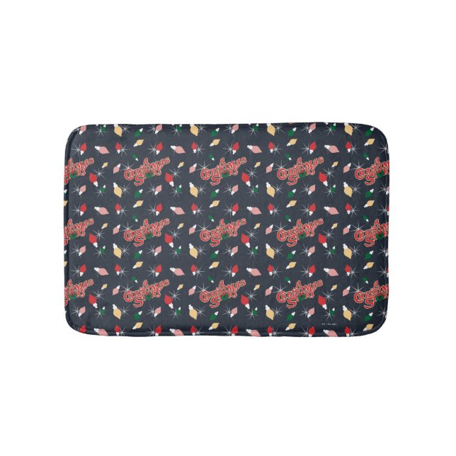 A Christmas Story | Christmas Lights Pattern Bath Mat (Front)