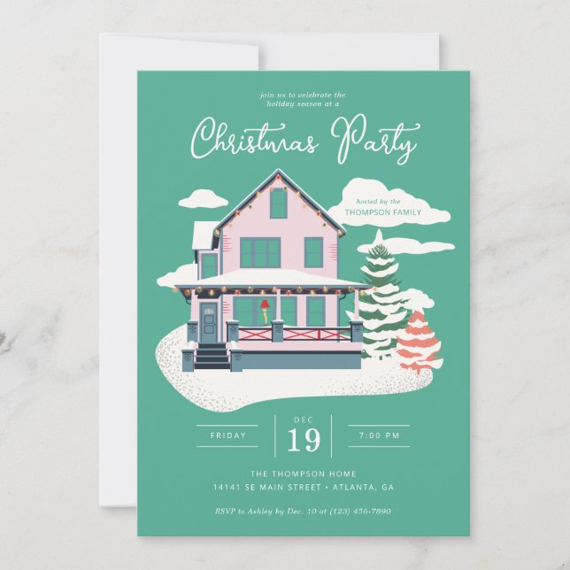 A Christmas Story | Christmas Party  Holiday Card (Front)