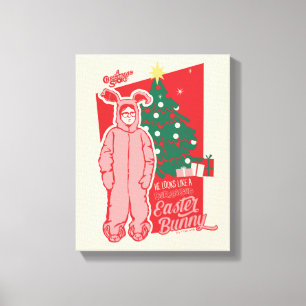 A Christmas Story   Deranged Easter Bunny Canvas Print