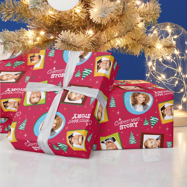 A Christmas Story | Family Photos Pattern Wrapping Paper (Holidays)