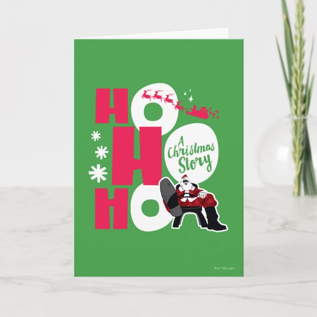 A Christmas Story | Ho Ho Ho Holiday Card (Front)