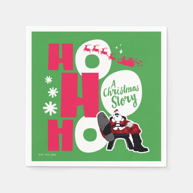A Christmas Story | Ho Ho Ho Napkin (Front)
