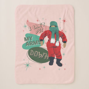 A Christmas Story - I Can't Put My Arms Down Sherpa Blanket