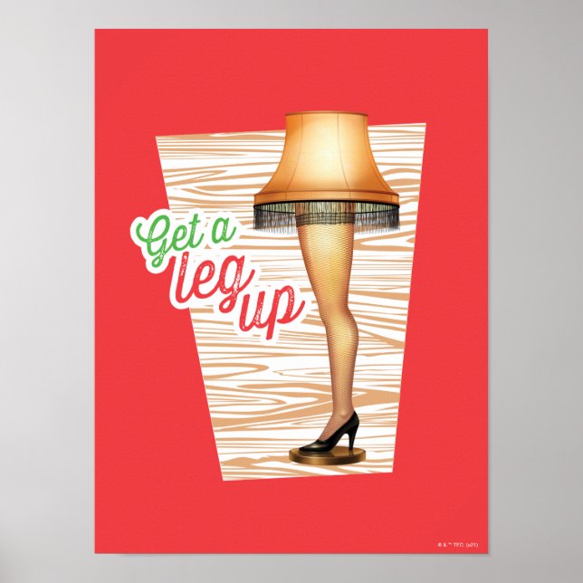 A Christmas Story Lamp | Get a Leg Up Poster (Front)