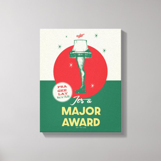 A Christmas Story | Leg Lamp Major Award Canvas Print (Front)