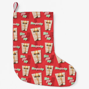 A Christmas Story Leg Lamp Pattern Small Christmas Stocking
