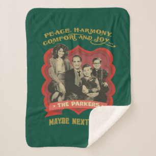 A Christmas Story Peace, Harmony, Comfort & Joy Sherpa Blanket