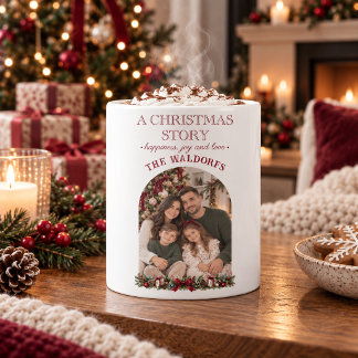 A Christmas Story - Personalized Family Photo Mug