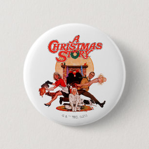 A Christmas Story Poster Art 2 Inch Round Button