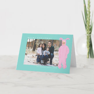A Christmas Story | Ralphie Bunny Suit - Photo Holiday Card