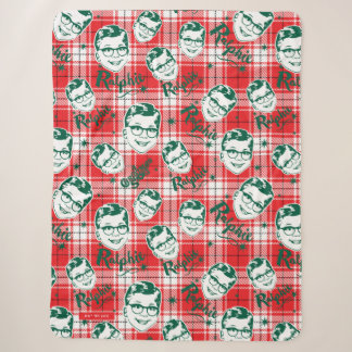 A Christmas Story | Ralphie Plaid Pattern Sherpa Blanket