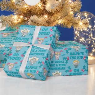A Christmas Story   Ralphie the Kid Pattern Wrapping Paper