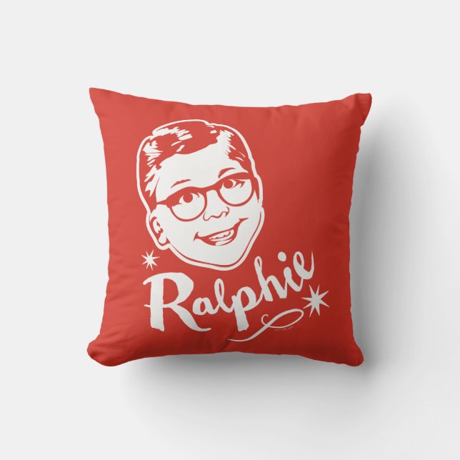 A Christmas Story | Ralphie Throw Pillow (Front)