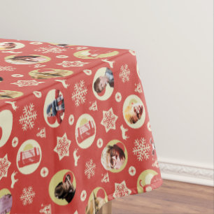 A Christmas Story Retro Snowflake Pattern Tablecloth