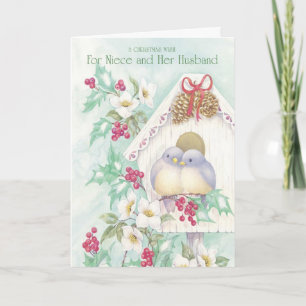 A Christmas Wish For Niece and Her Husband Holiday Card