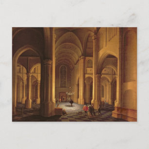 A Church Interior Postcard