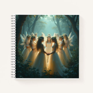 A Circle of Fairies Spiral Notebook
