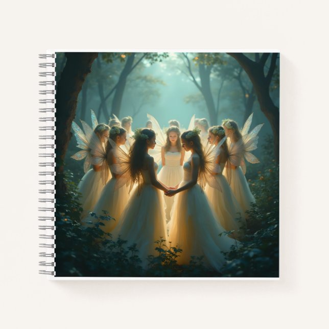 A Circle of Fairies Spiral Notebook (Front)