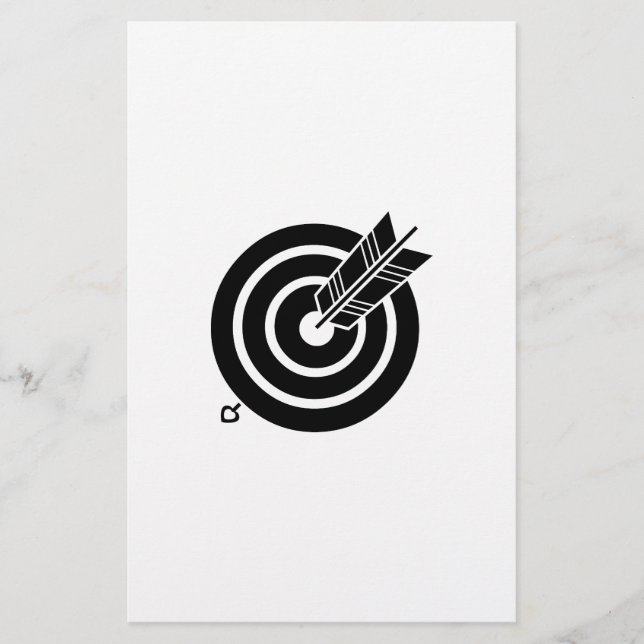 a circular arrow stationery (Front)