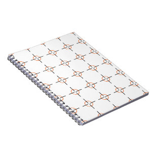 A circular design with a focal point notebook
