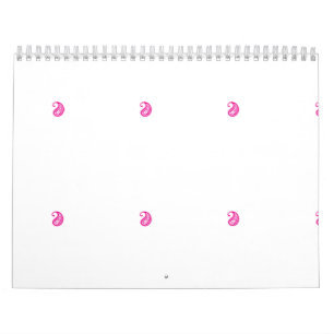 A circular logo featuring a heart symbol, embodyin calendar