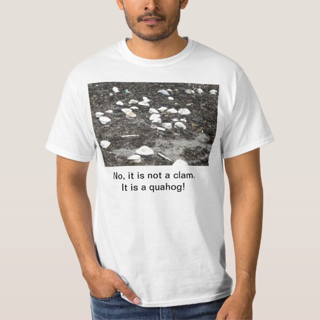 A Clam-a-Tee Design T-Shirt (Front)