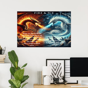 A Clash of Elements: Fire & Ice Poster
