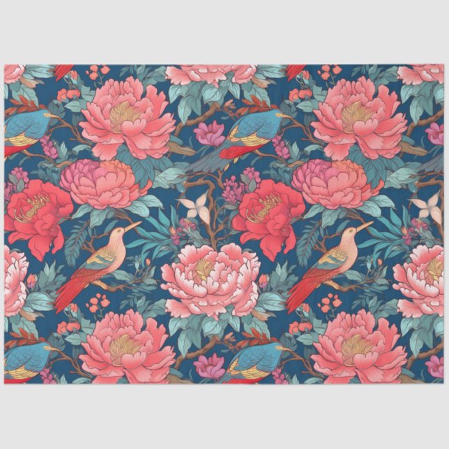 A Classic Chinoserie Series Design 5 Tissue Paper (Front)