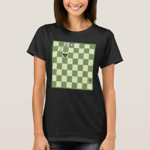 A Classic Endgame Chess Board Setup T-Shirt
