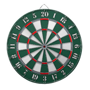 A Classic Game of Darts Chrome Carbon Fibre Styles Dartboard