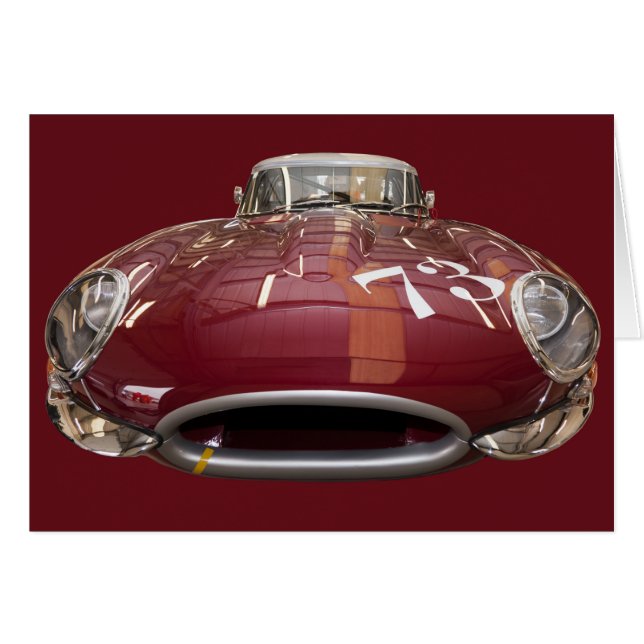 A classic Jaguar E-Type from 1961 (Front Horizontal)