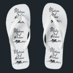 A Classic Matron of Honour   Flip Flops<br><div class="desc">Matron of Honour apparel,  gifts and jewellery for brides.</div>