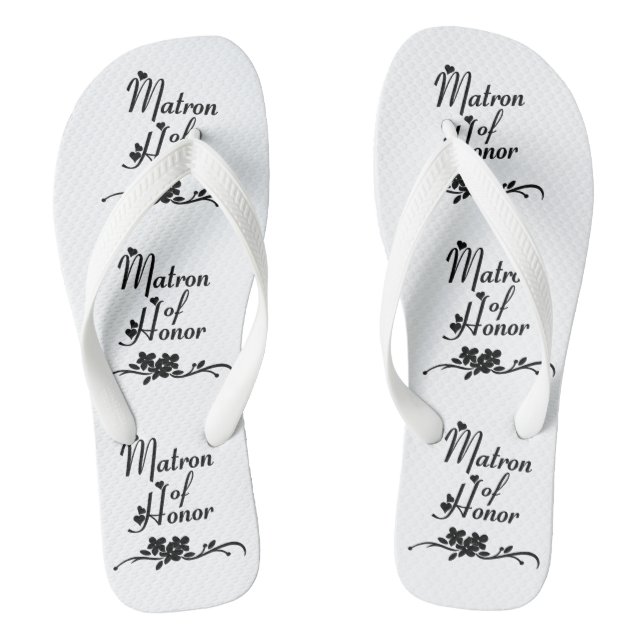 A Classic Matron of Honour   Flip Flops (Footbed)