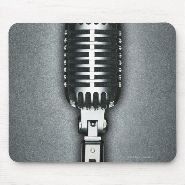 A Classic microphone Mouse Pad (Front)