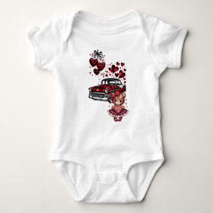 A CLASSIC VALENTINE LOVE FOR YOU 2 BABY BODYSUIT
