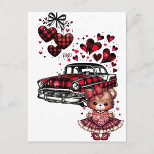 A CLASSIC VALENTINE LOVE FOR YOU 2 POSTCARD