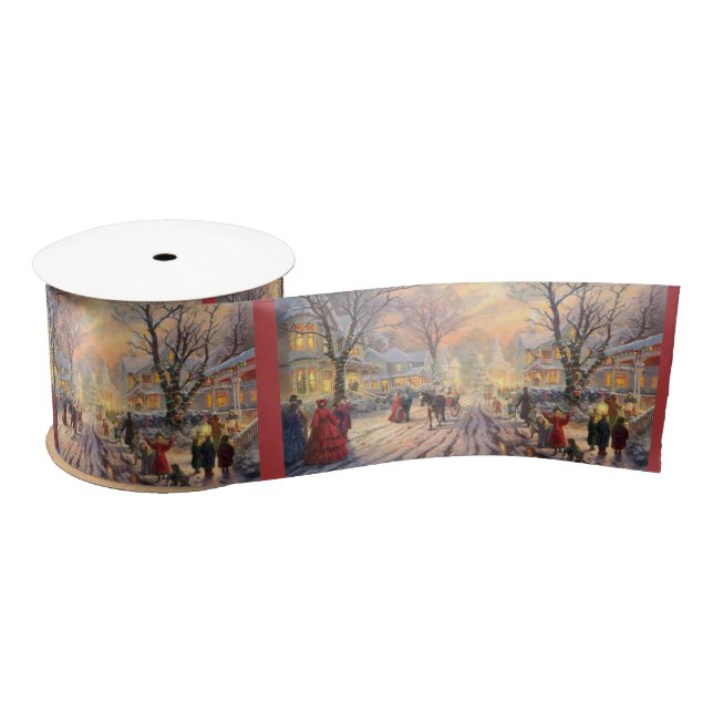 A Classic Victorian Christmas   Satin Ribbon (Spool)