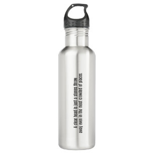 A Clear Head Water Bottle