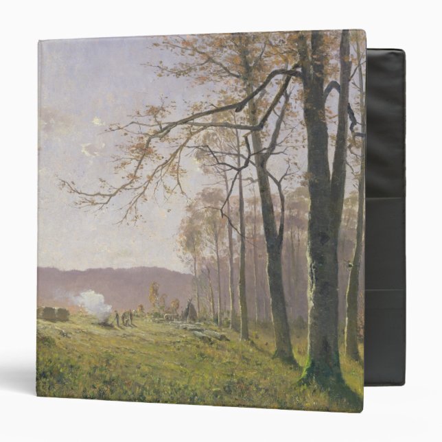 A Clearing in an Autumnal Wood, 1890 Binder (Front/Inside)