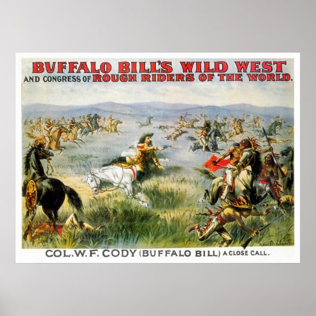 A Close Call - Buffalo Bill Poster (Front)