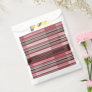 A close-up image of a colourful screen displaying  favour bag