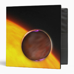 A close-up of an extrasolar planet binder