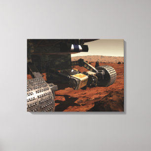 A close-up view of the arm on NASA's Mars Canvas Print