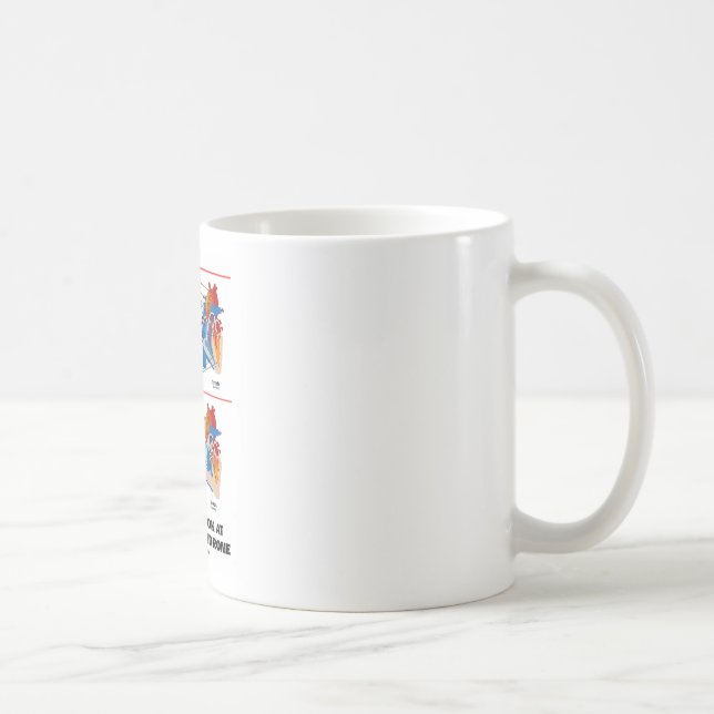 A Closer Look At Blue Baby Syndrome (Heart) Coffee Mug (Right)