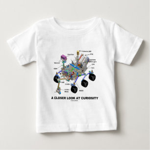 A Closer Look At Curiosity (NASA Martian Rover) Baby T-Shirt